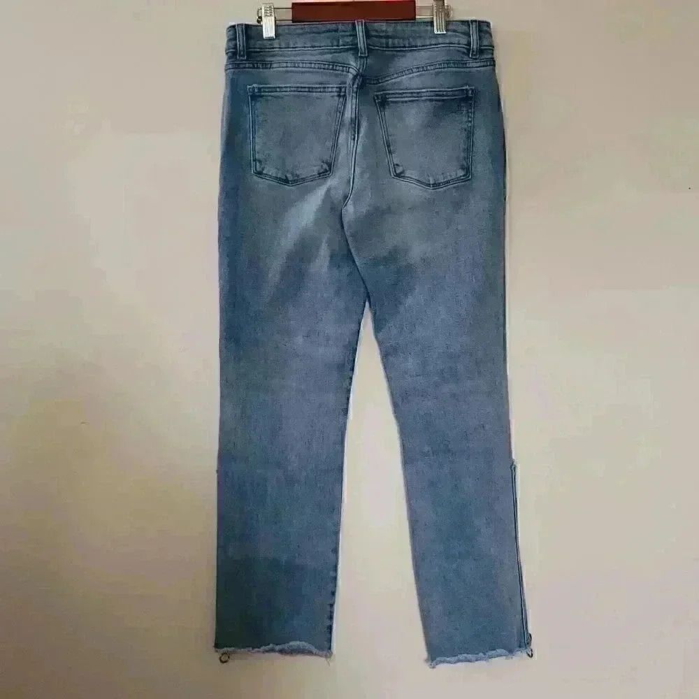 DL1961 Mara Instasculpt Straight Ankle Zip Jeans Size 28 - Picture 5 of 10